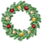 Christmas Wreath PNG Clip Art