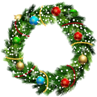 Christmas Wreath PNG Clip Art Image