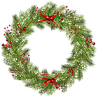Christmas Wreath PNG Clip Art Image