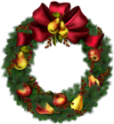 Christmas Wreath Transparent Clipart Picture