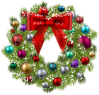 Christmas wreath with Ornaments