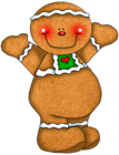 Cute Gingerbread Ornament PNG Clipart