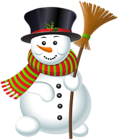 Cute Snowman PNG Clip Art Image