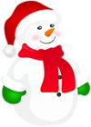 Cute Snowman PNG Clipart