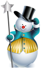Cute Snowman PNG Clipart Picture