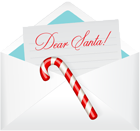 Dear Santa Letter PNG Clip Art Image