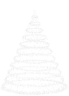 Deco Christmas Tree Transparent Clip Art Image