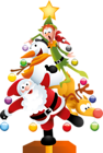 Funny Transparent Christmas Tree PNG Clipart
