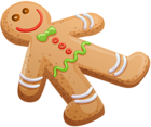 Gingerbread Man Cookie PNG Clip Art Image