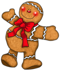 Gingerbread Man Ornament PNG Clipart