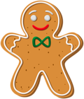Gingerbread Man Transparent Clipart