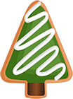 Gingerbread Tree Cookie PNG Clipart