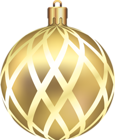Gold Christmas Ball Clipart