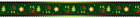 Green Christmas Border PNG Clip-Art Image