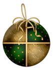Green Christmas Ornament PNG Picture