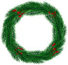 Green Wreath PNG Clipart