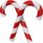 Large Transparent Christmas Candy Canes