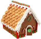 Large Transparent Gingerbread House PNG Picture