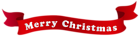 Merry Christmas Banner PNG Clipart Image