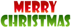 Merry Christmas Deco Text PNG Clipart