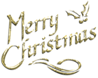 Merry Christmas Decorative Text Label