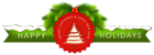Merry Christmas Text Decor PNG Clipart Image