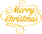 Merry Christmas Text Transparent PNG Clip Art