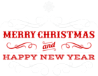Merry Christmas Transparent Clip Art Image