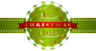 Merry Christmas and Happy New Year Label PNG Clipart Image