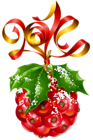 Mistletoe Christmas Ornament PNG Picture