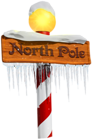 North Pole Sign PNG Clipart