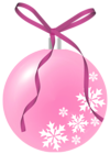 Pink Christmas Ball Clipart