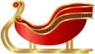 Red Christmas Sled PNG Clipart