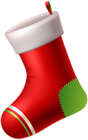 Red Christmas Stocking PNG Clip Art