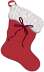 Red Christmas Stocking PNG Picture