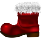 Santa Claus Boot PNG Clip Art Image