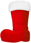 Santa Claus Boot Transparent Clip Art Image