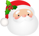 Santa Claus Head PNG Clip Art Image