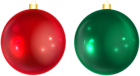 Shining Christmas Balls Transparent PNG Clipart