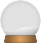 Snowglobe Empty Template Brown PNG Clipart