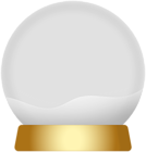 Snowglobe Empty Template Gold PNG Clipart