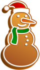 Snowman Gingerbread Cookie PNG Clip Art