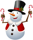 Snowman PNG Transparent Clip Art Image