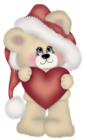 Transparent Christmas Cute Bear Clipart