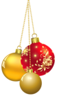Transparent Christmas Ornaments PNG Clipart
