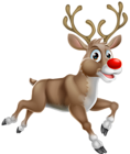 Transparent Christmas Rudolph PNG Clipart