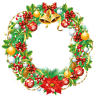 Transparent Christmas Wreath PNG Clipart Picture