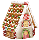 Transparent Gingerbread House PNG Clipart