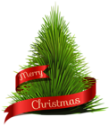 Transparent Merry Christmas Tree PNG Clipart
