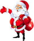 Transparent Mr Santa Claus Clipart